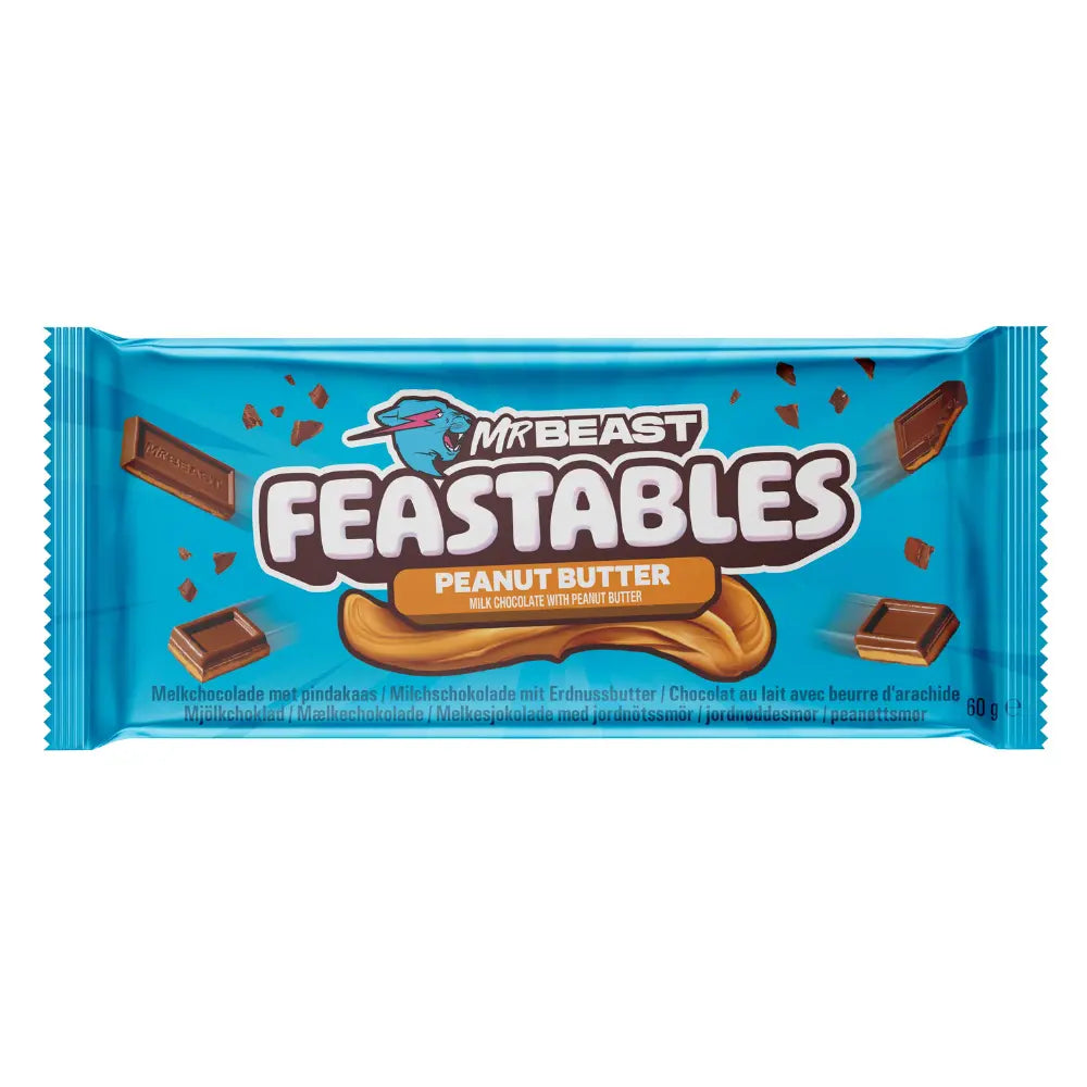 Mr Beast Feastables Peanut Butter Bar