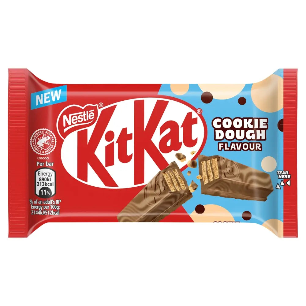 KitKat 4 Finger Cookie Dough Flavour Chocolate Bar
